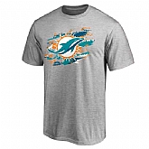 Men's Miami Dolphins NFL Pro Line True Color T-Shirt Heathered Gray,baseball caps,new era cap wholesale,wholesale hats